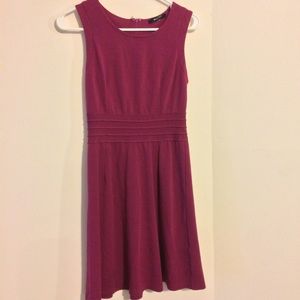 Purple fit and flare 41 Hawthorn dress